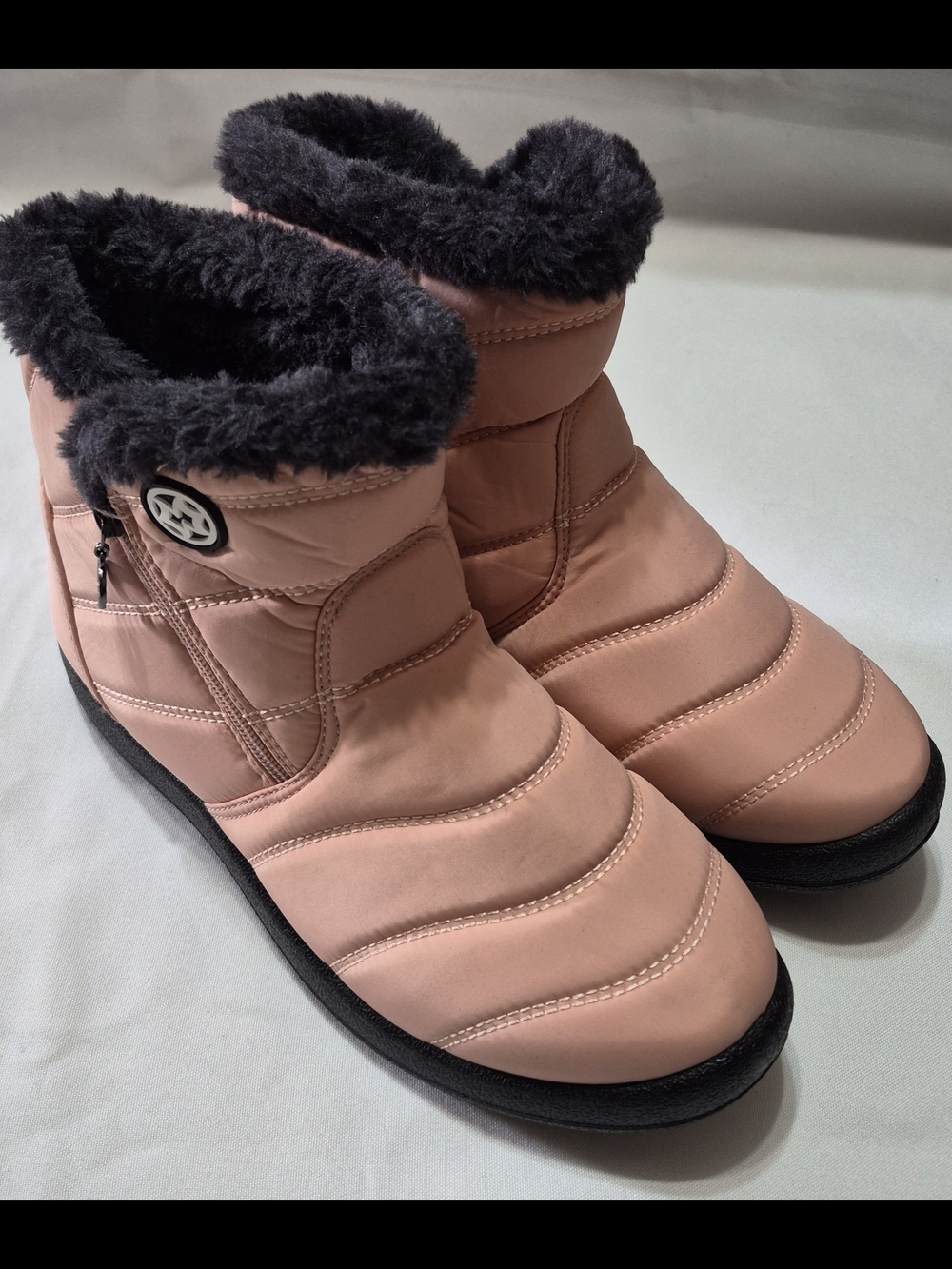 Gaatpot Ladies Warm Snow Boots Waterproof Fur Lined Winter Boots sz 9.5(40)